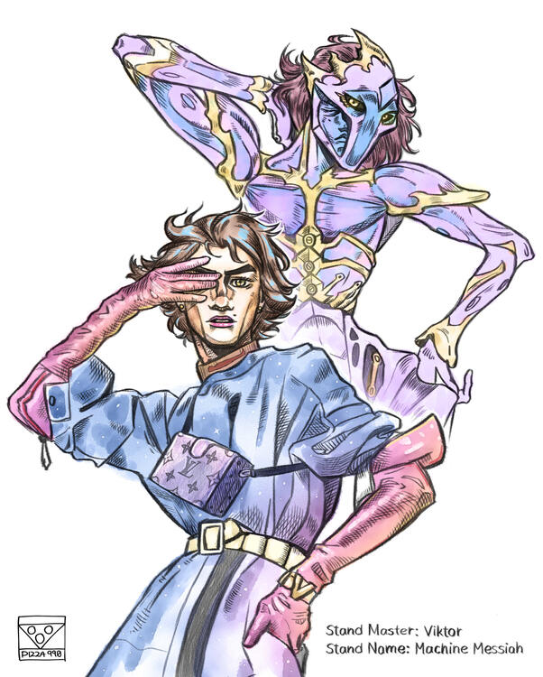 Viktor from Arcane as a JoJo's character