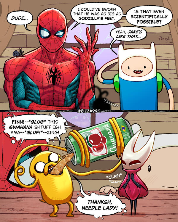 Spider-Man & Hornet - Adventure Time crossover