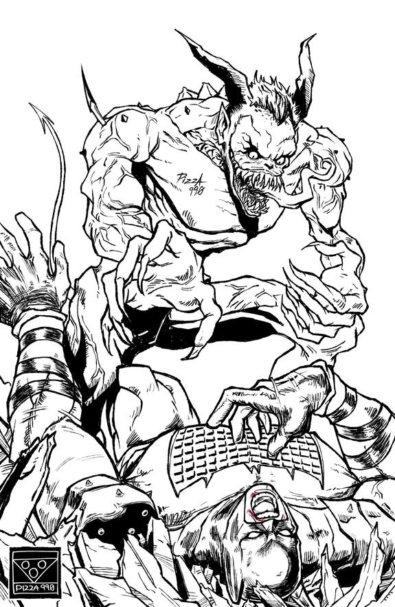 Absolute Batman #15 Fanart Cover | B&amp;W Inked