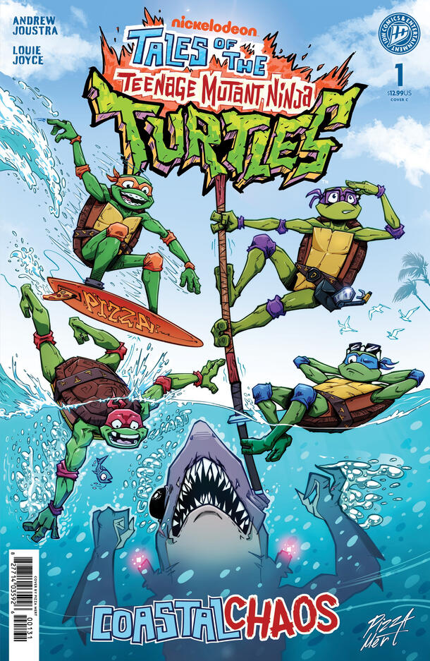 My variant cover for Tales of The Teenage Mutant Ninja Turtles: Coastal Chaos