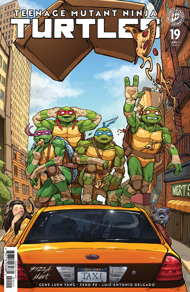 My variant cover for Teenage Mutant Ninja Turtles (2024) #19